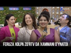 Feruza Xolpa - Xorazmcha Jonli Ijrodagi Qo'shiqlarga Zo'r Tv Xodimlarini O'ynatdi