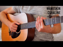 Måneskin - Coraline Easy Guitar Tutorial With Chords