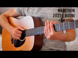 Måneskin - Zitti E Buoni Easy Guitar Tutorial With Chords
