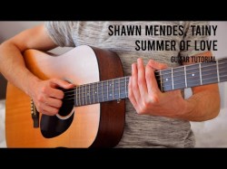 Shawn Mendes Tainy - Summer Of Love Easy Guitar Tutorial With Chords