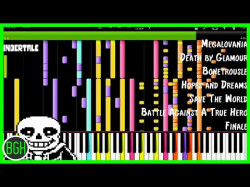 Undertale Medley Death By Glamour Megalovania Battle Against A True Hero - Impossible Remix